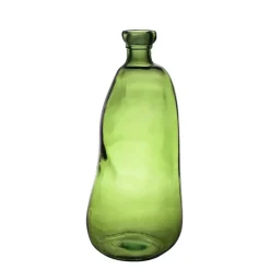 Fabrique de Styles Vases Et Soliflores>Vase en verre h35cm - Simplicity Vert