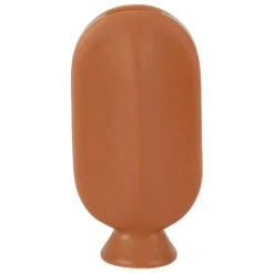 Fabrique de Styles Vases Et Soliflores>Vase face 9x5.5xh17.5cm gres Terracotta
