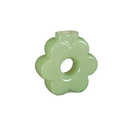 Fabrique de Styles Vases Et Soliflores>Vase fleur en verre menthe Vert