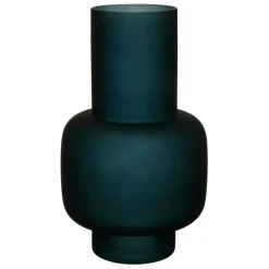 Fabrique de Styles Vases Et Soliflores>Vase mat eterra d15xh25cm verre Bleu
