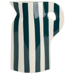 Fabrique de Styles Vases Et Soliflores>Vase pichet en grès émeraude h24cm - Artist Emeraude