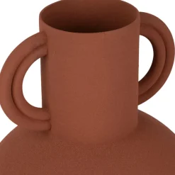 Fabrique de Styles Vases Et Soliflores>Vase pour fleur séchée en fer - sweet leaves Terracotta