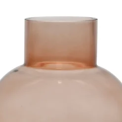 Fabrique de Styles Vases Et Soliflores>Vase rond en verre - madeira Brun