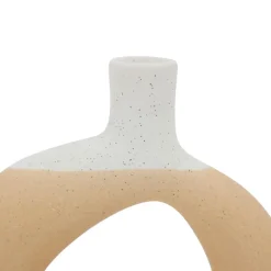 Fabrique de Styles Vases Et Soliflores>Vase soliflore en grès -earth notes Beige