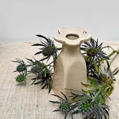 Fabrique de Styles Vases Et Soliflores>Vase soliflore en faïence h11cm Sable