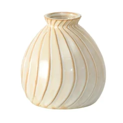 Fabrique de Styles Vases Et Soliflores>Vase zalina d11cm Crème