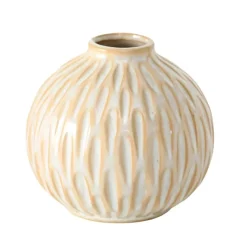 Fabrique de Styles Vases Et Soliflores>Vase zalina d10cm Crème