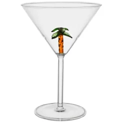 Fabrique de Styles Verres À Alcool>Verre à cocktail palmier 25cl - Colorea Brun