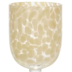 Fabrique de Styles Verres À Vin>Verre à pied en verre écru 30cl - Preline Ecru