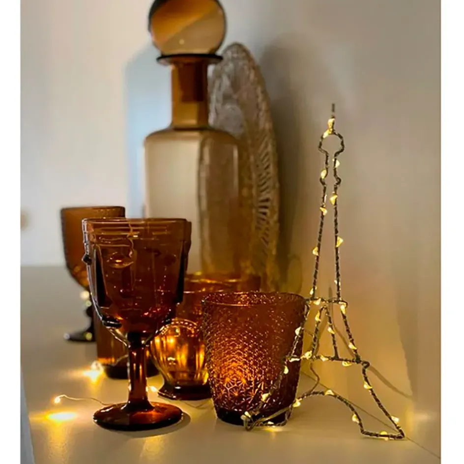 Fabrique de Styles Verres À Vin>Verre à pied visage Ambre