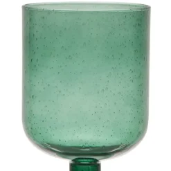 Fabrique de Styles Verres À Vin>Verre a pied en verre 40cl - Pernille Emeraude