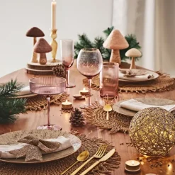 Fabrique de Styles Verres À Vin>Verre a vin figue et doré 60cl - Funny Figue, Doré