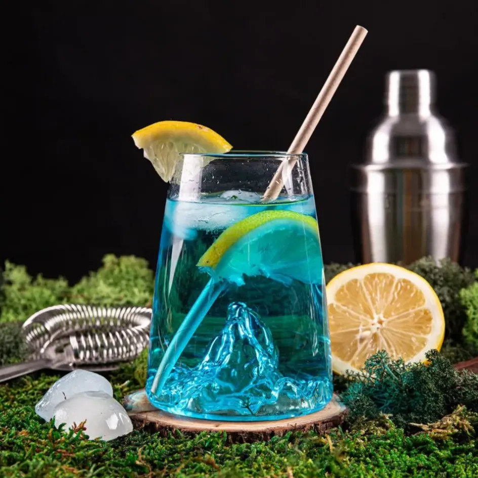 Fabrique de Styles Verres À Eau Et Gobelets>Verre design Pic Du Midi - Topographic