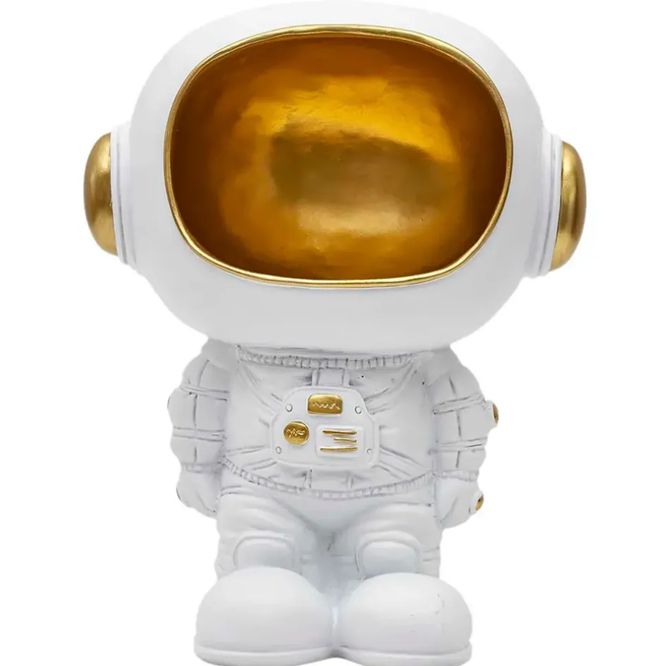 Fabrique de Styles Petits Objets Déco>Vide poche astronaute blanc et doré Blanc, Doré
