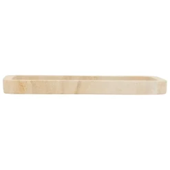 Fabrique de Styles Petits Objets Déco>Vide poche en marbre 28x15cm - Eskela Beige