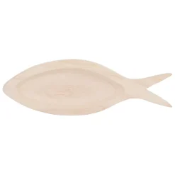 Fabrique de Styles Petits Objets Déco>Vide poche poisson en paulownia 46x16cm - Boende Naturel